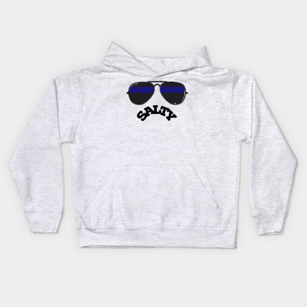 Salty Cop Kids Hoodie by Ten20Designs